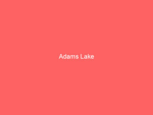 Adams Lake