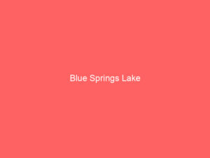 Blue Springs Lake