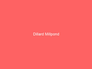 Dillard Millpond