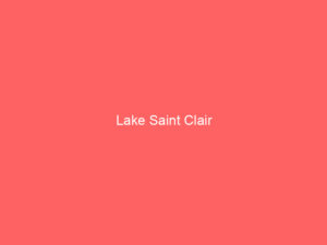Lake Saint Clair