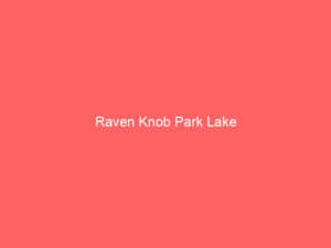 Raven Knob Park Lake